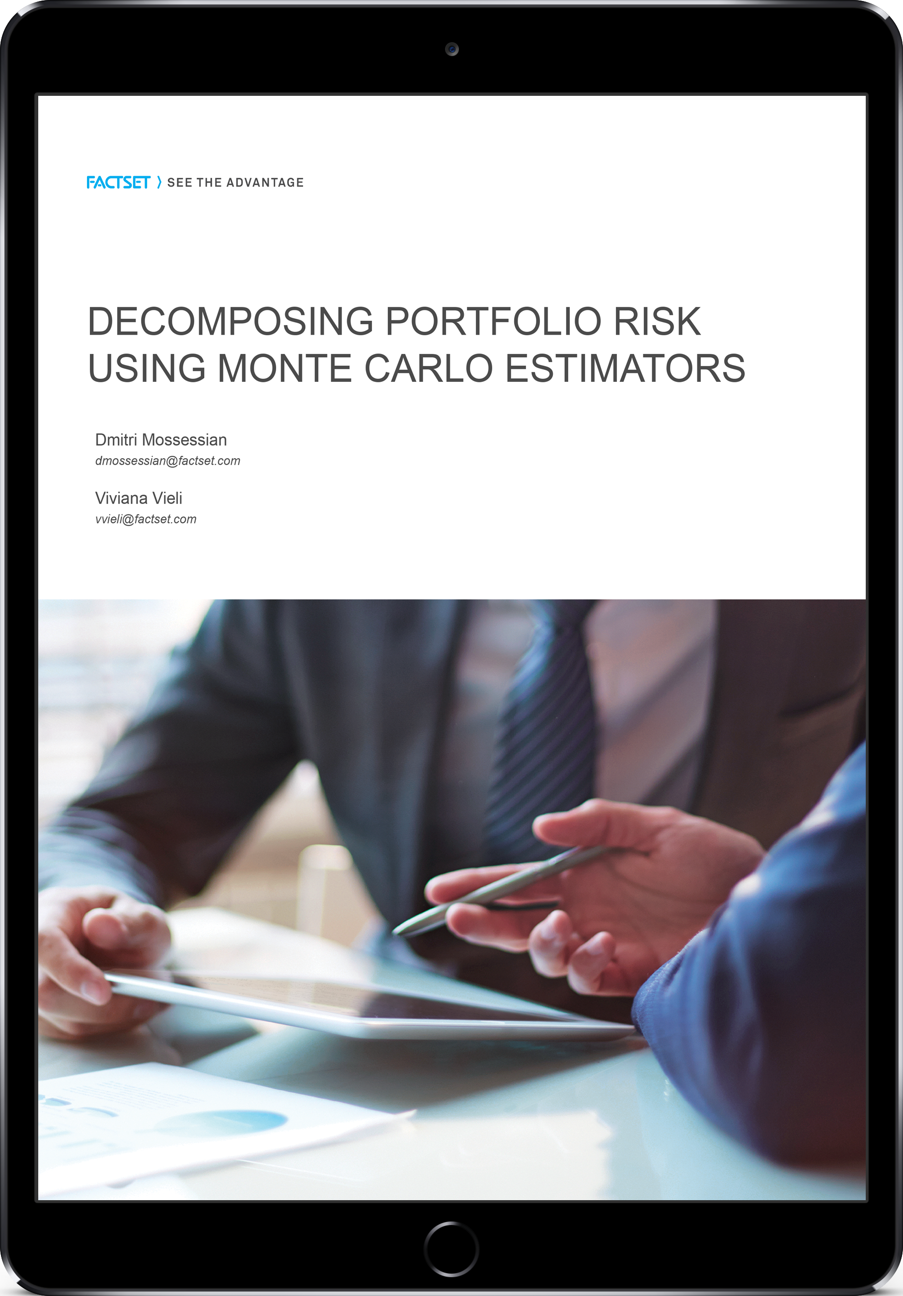 Decomposing Portfolio Risk Using Monte Carlo Estimators