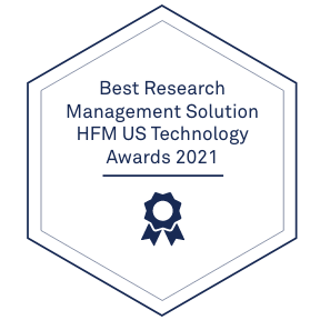 HFM US Technology Awards 2021 – Best Research Management Solution (Midnight)